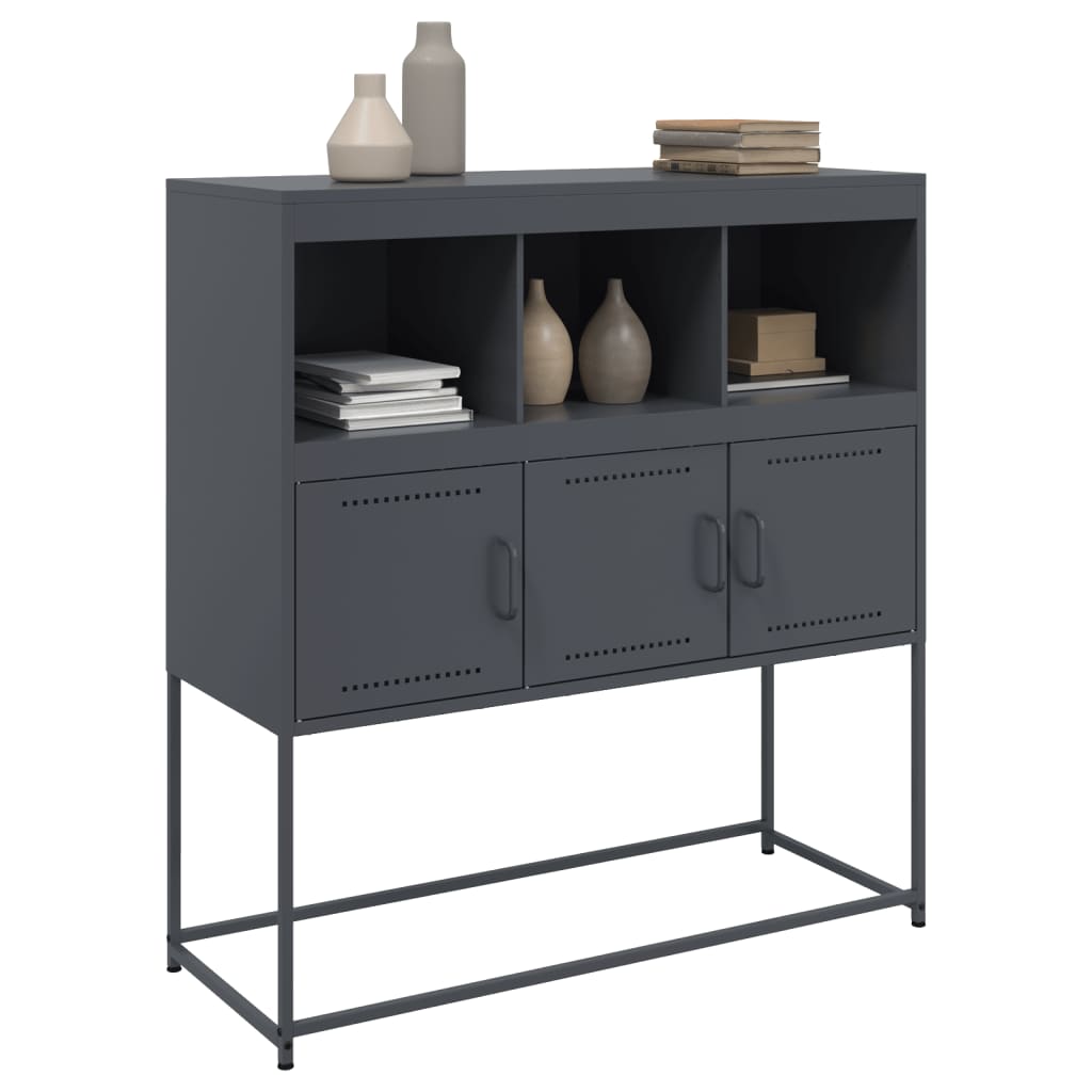 Sideboard Anthracite 100.5x39x107 cm Steel