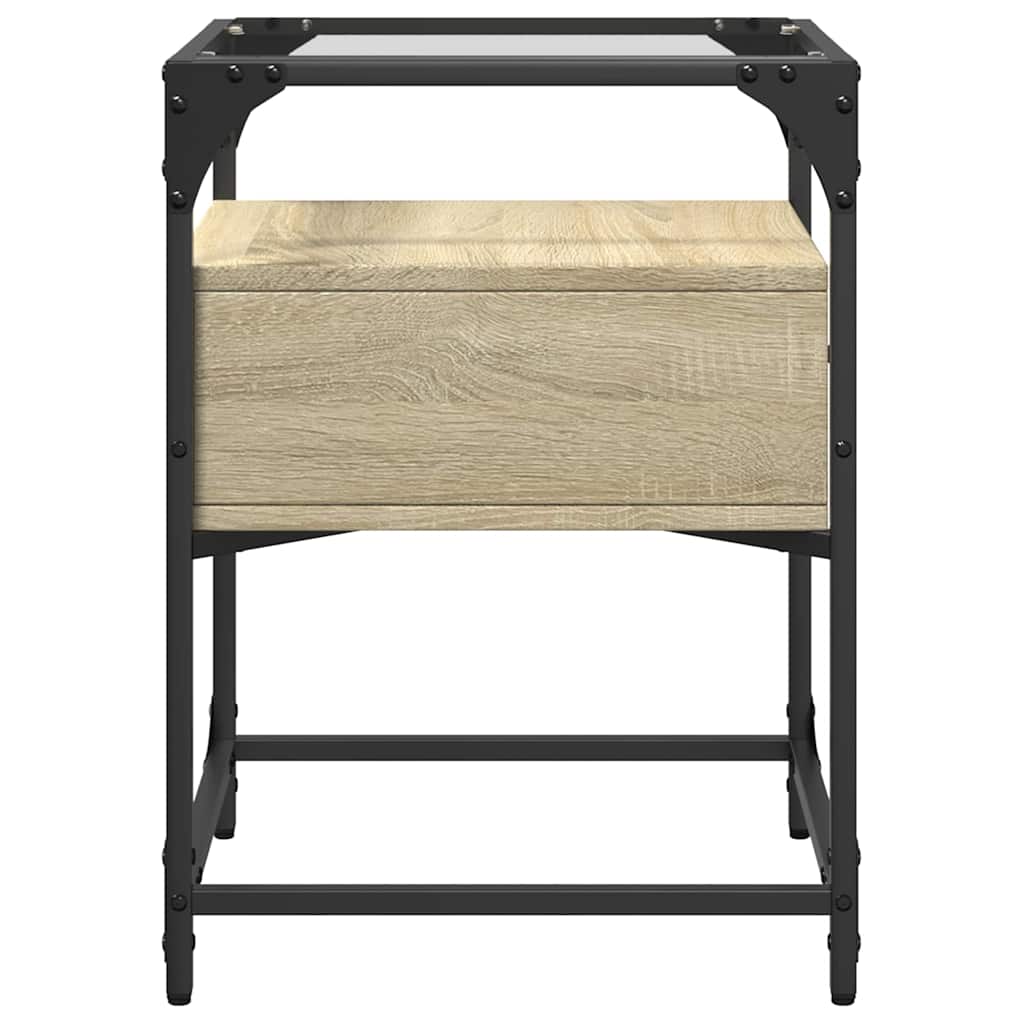 Bedside Cabinets 2 pcs Sonoma Oak 40x40x55 cm Engineered Wood
