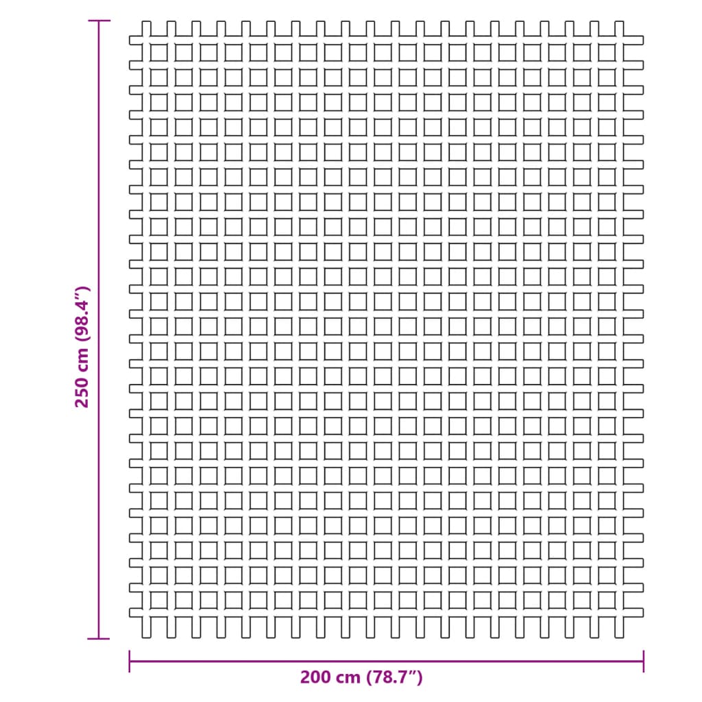 Tent Carpet Anthracite 2.5x2 m