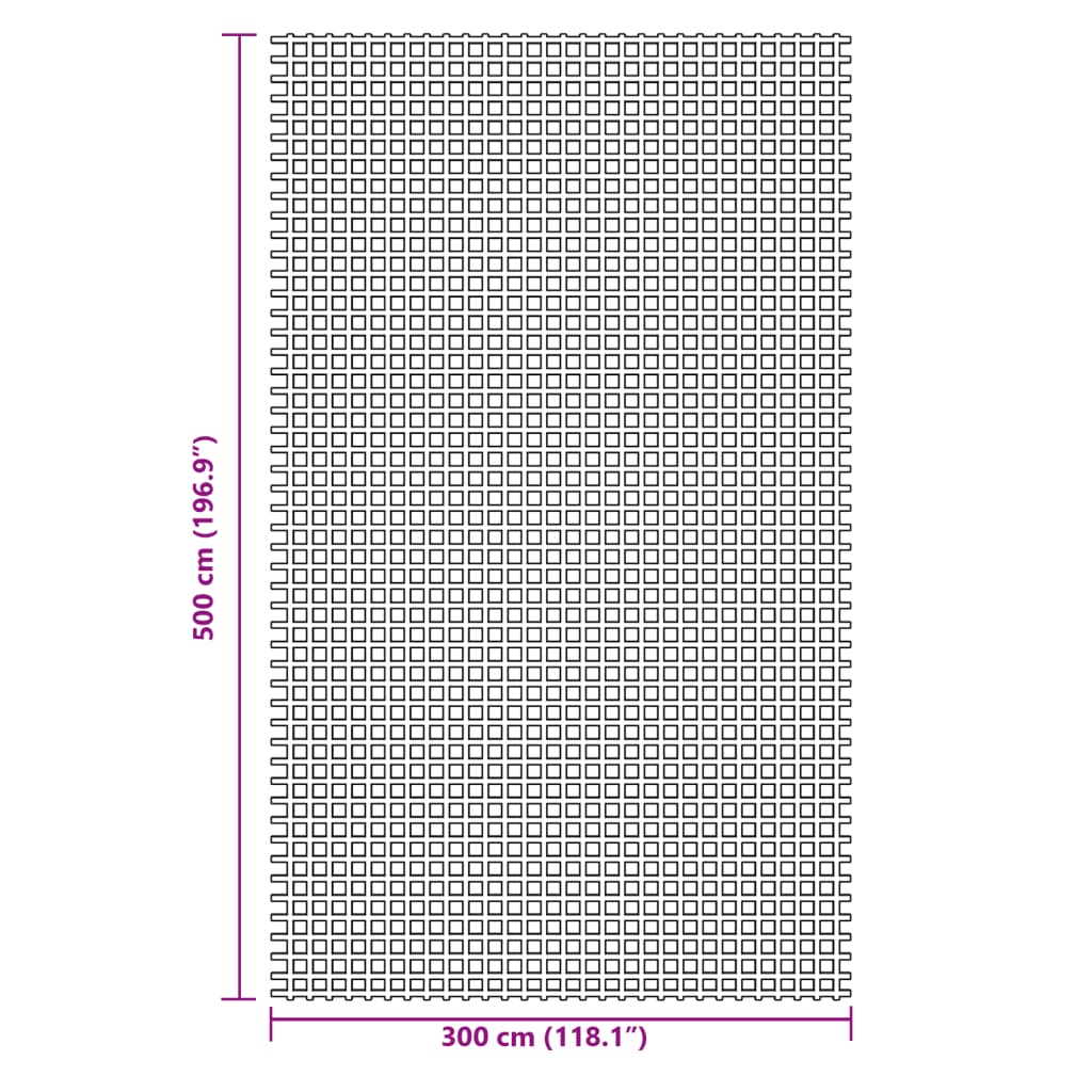 Tent Carpet Blue 5x3 m
