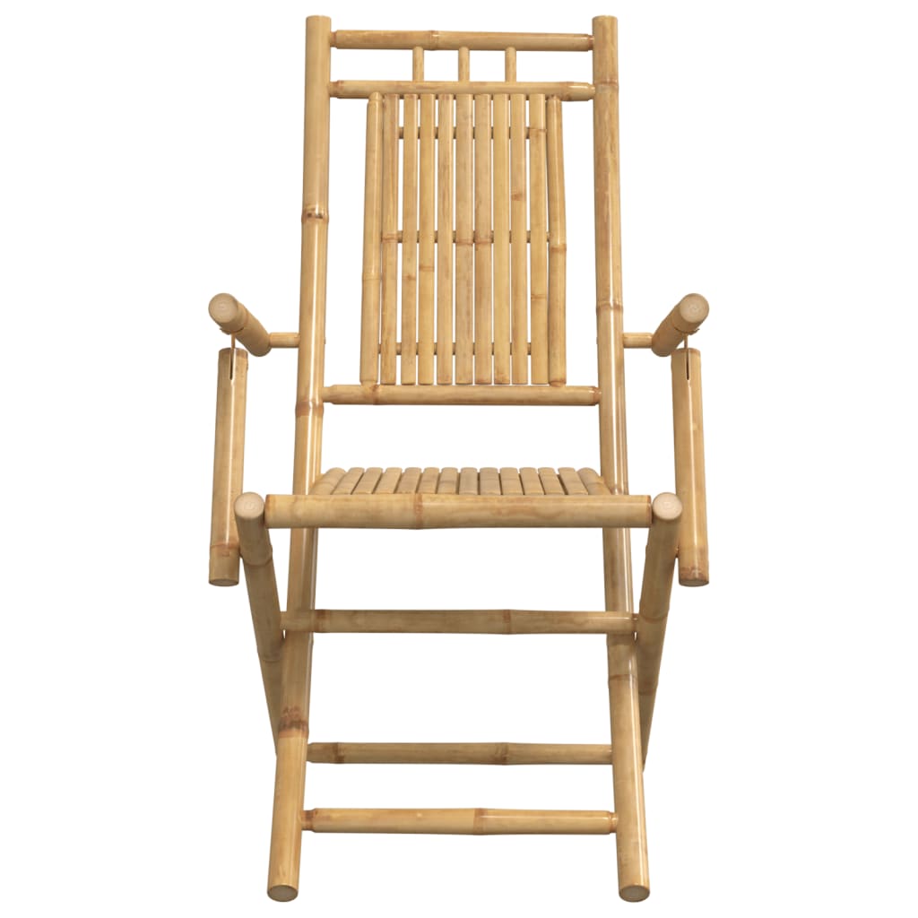Folding Chairs 2 pcs 53x66x99 cm Bamboo