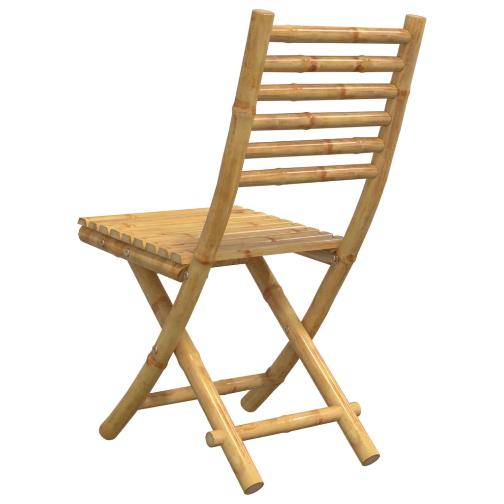 Folding Chairs 2 pcs 43x54x88 cm Bamboo