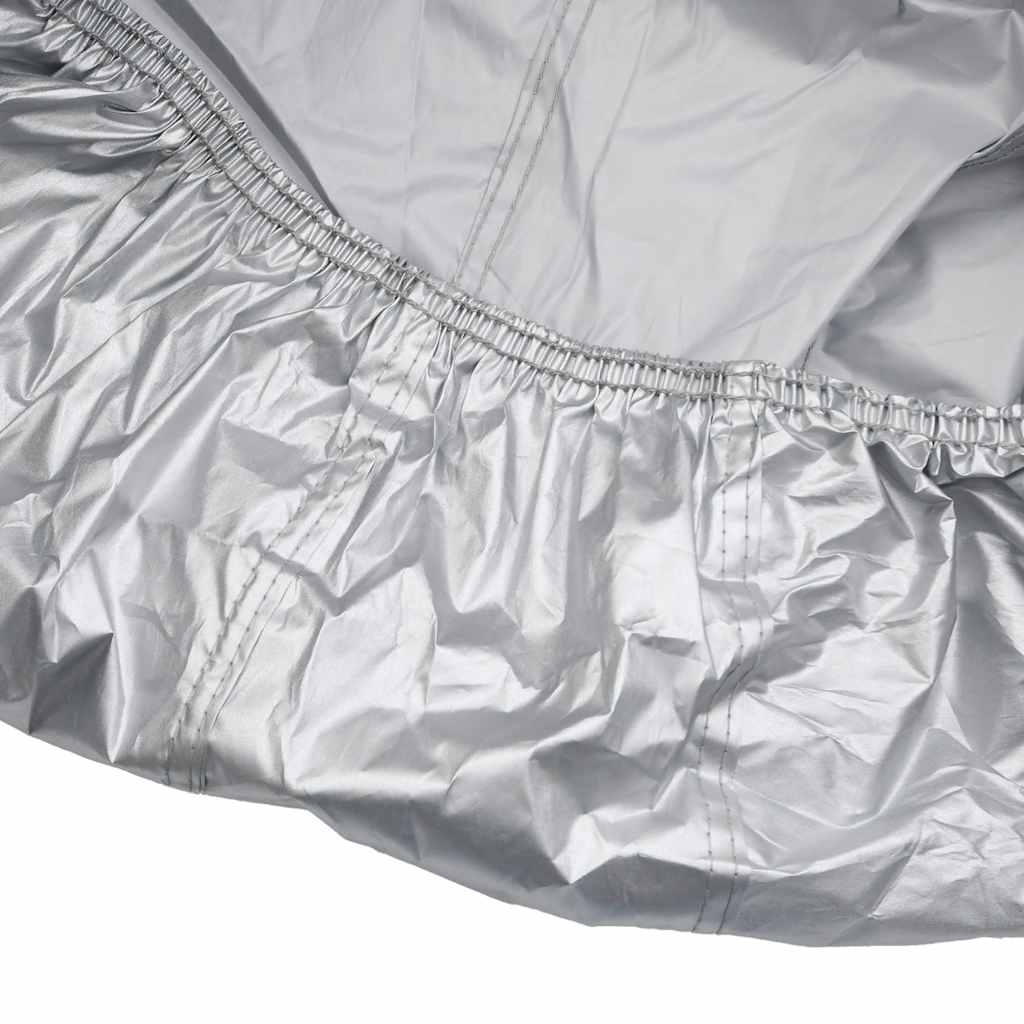 Car Cover for SUV with Buckle Straps Full Silver M