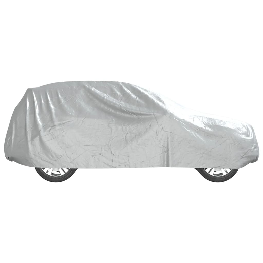 Car Cover for SUV with Buckle Straps Full Silver L