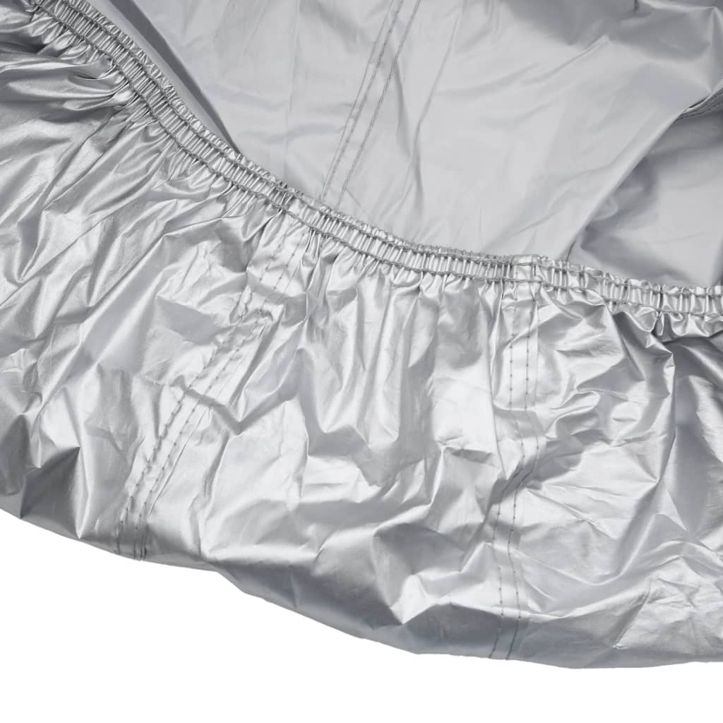 Car Cover for SUV with Buckle Straps Full Silver L