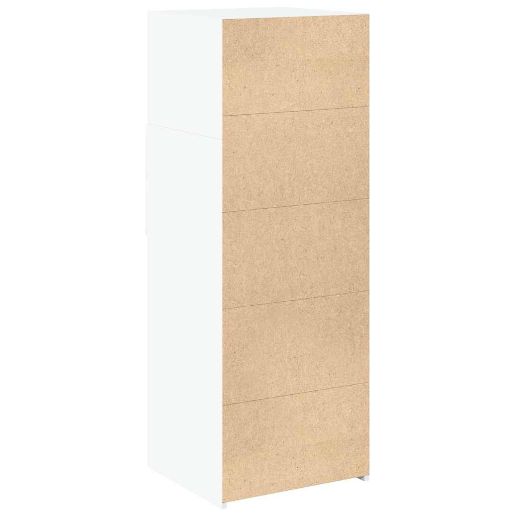 Highboard White 45x42.5x124 cm Engineered Wood