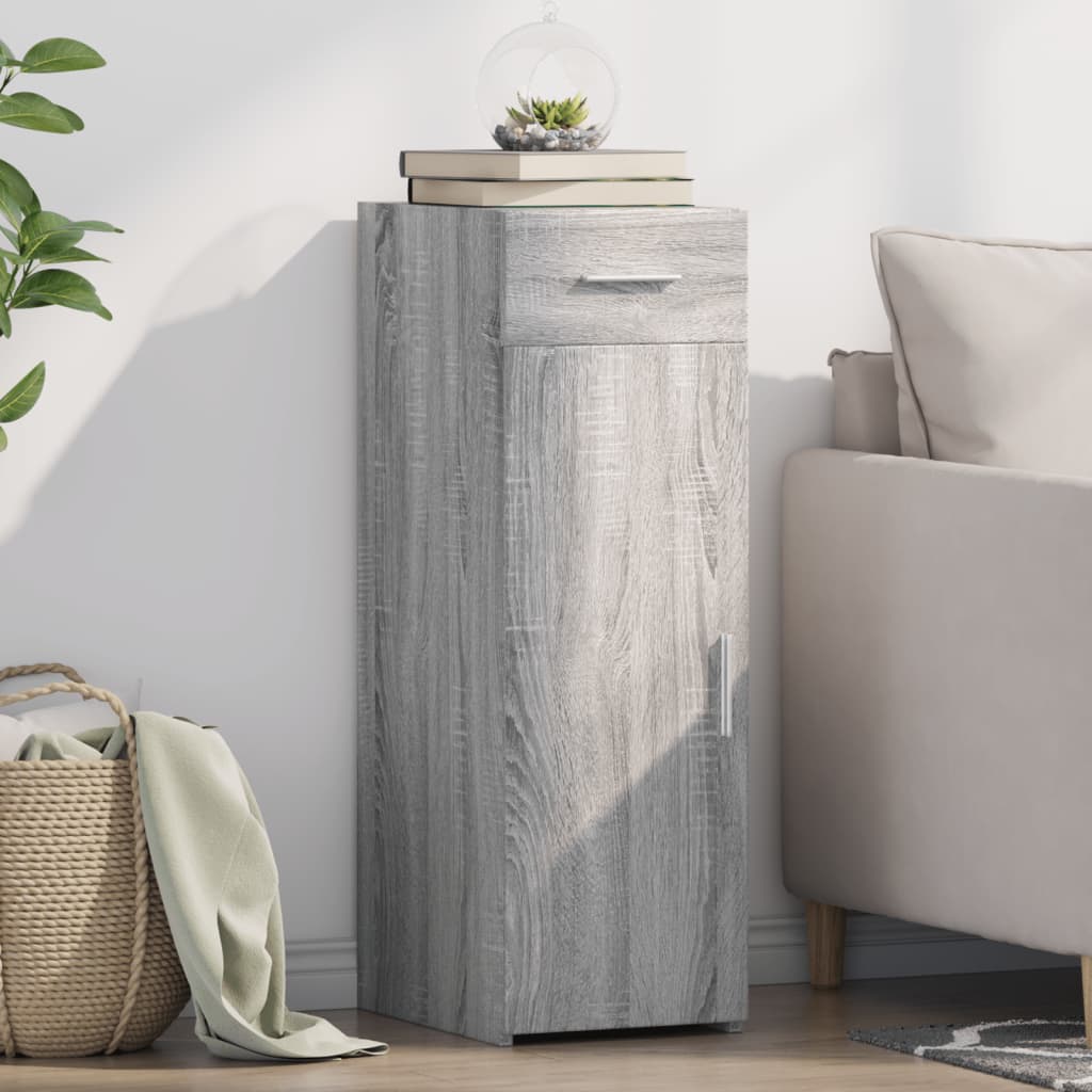 Sideboard Grey Sonoma 30x42,5x93 cm Engineered Wood