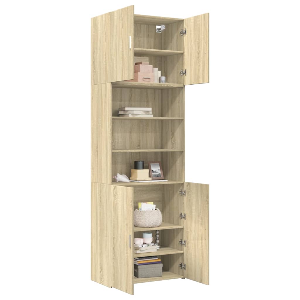 Highboard Sonoma Oak 80x42.5x249 cm Engineered Wood