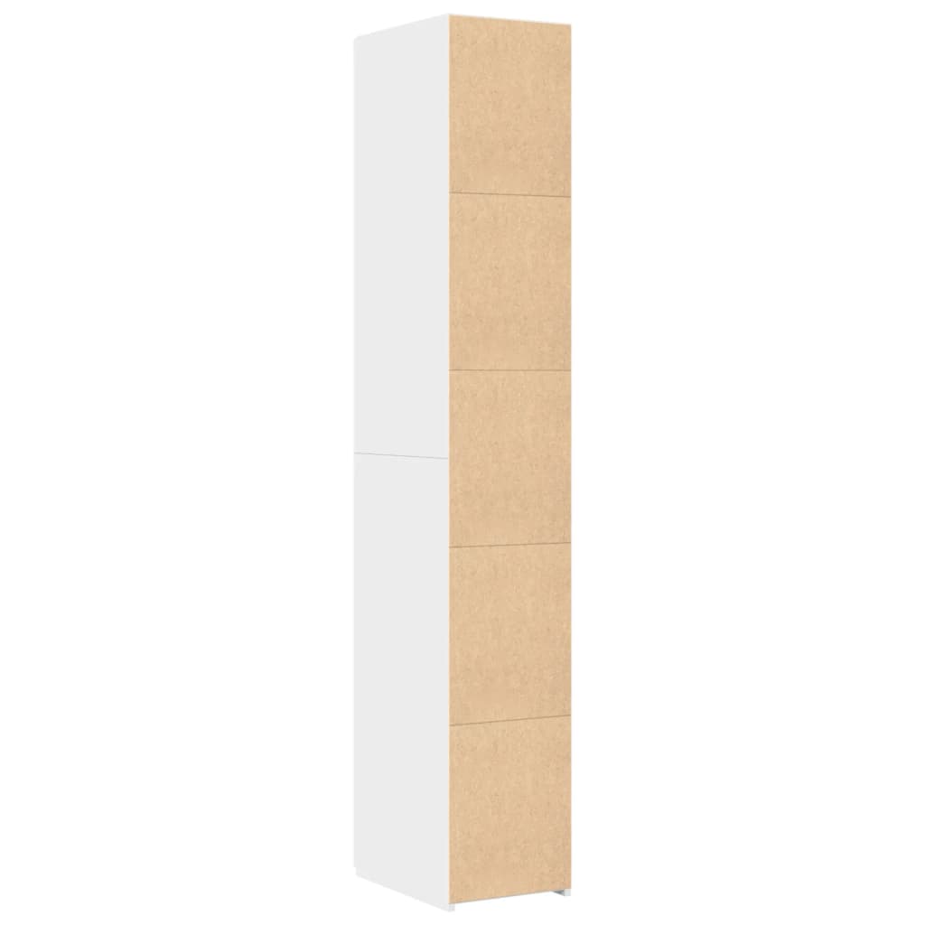 Highboard White 30x42,5x185 cm Engineered Wood