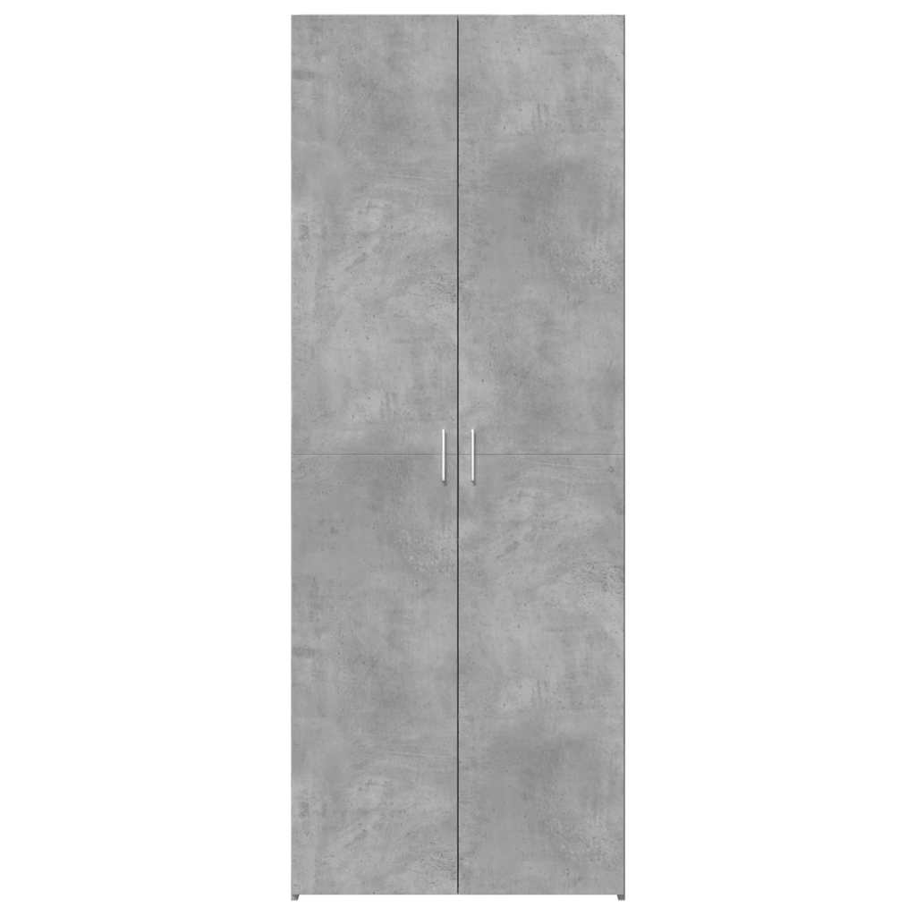 Highboard Concrete Grey 70x42,5x185 cm Engineered Wood