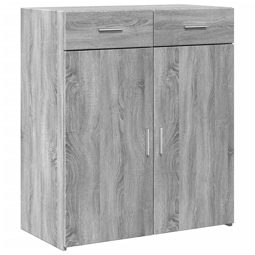 Sideboard Grey Sonoma 80x42,5x93 cm Engineered Wood