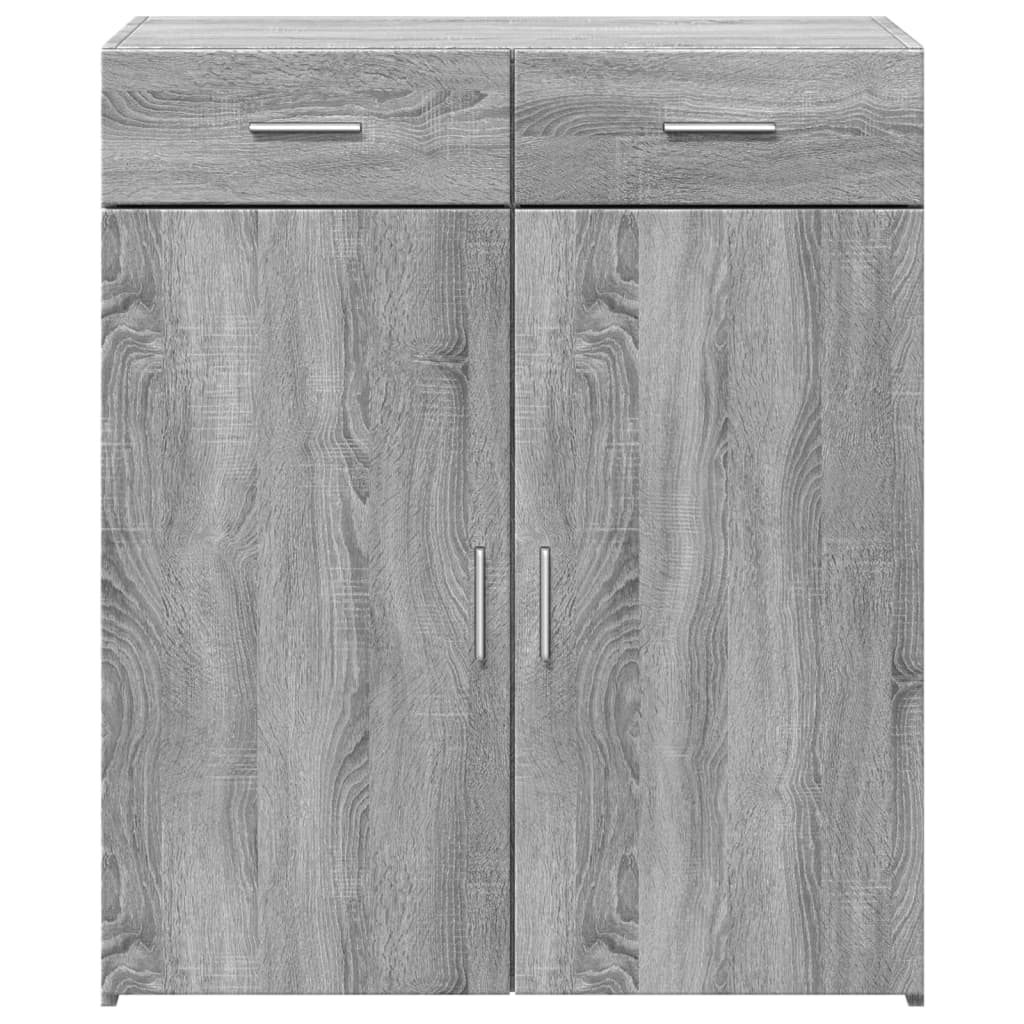 Sideboard Grey Sonoma 80x42,5x93 cm Engineered Wood