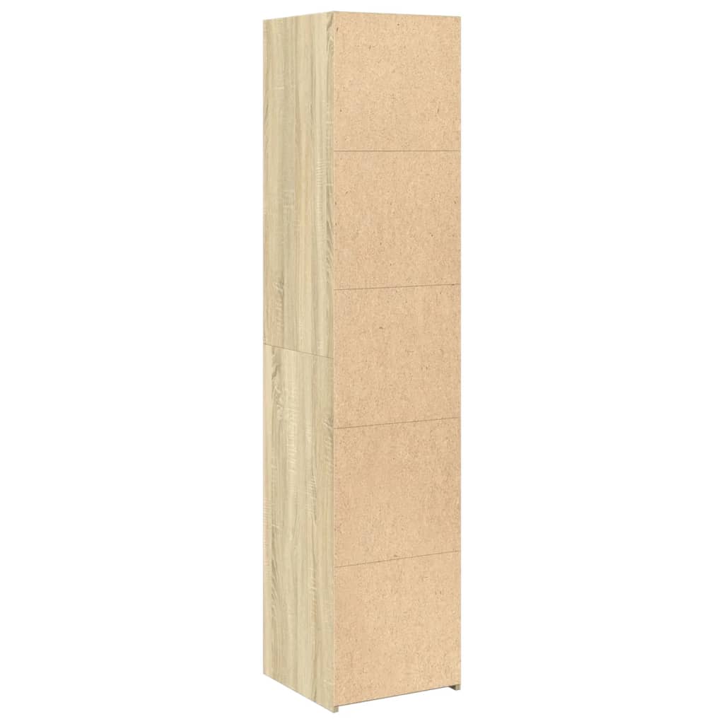 Highboard Sonoma Oak 40x41x185 cm Engineered Wood
