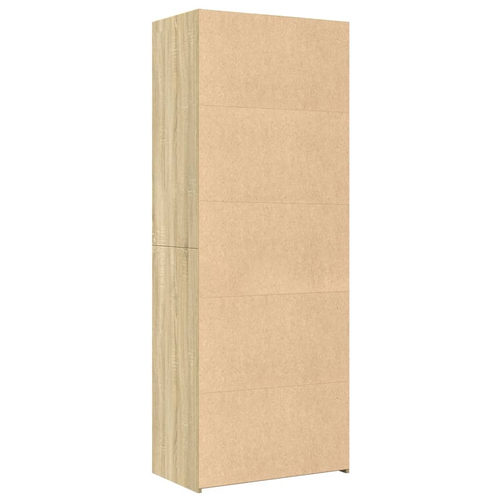 Highboard Sonoma Oak 70x41x185 cm Engineered Wood