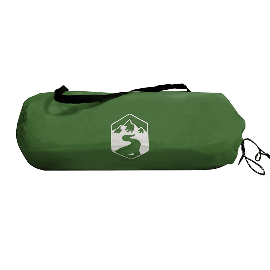 Camping Tent Cabin 4-Person Green Waterproof