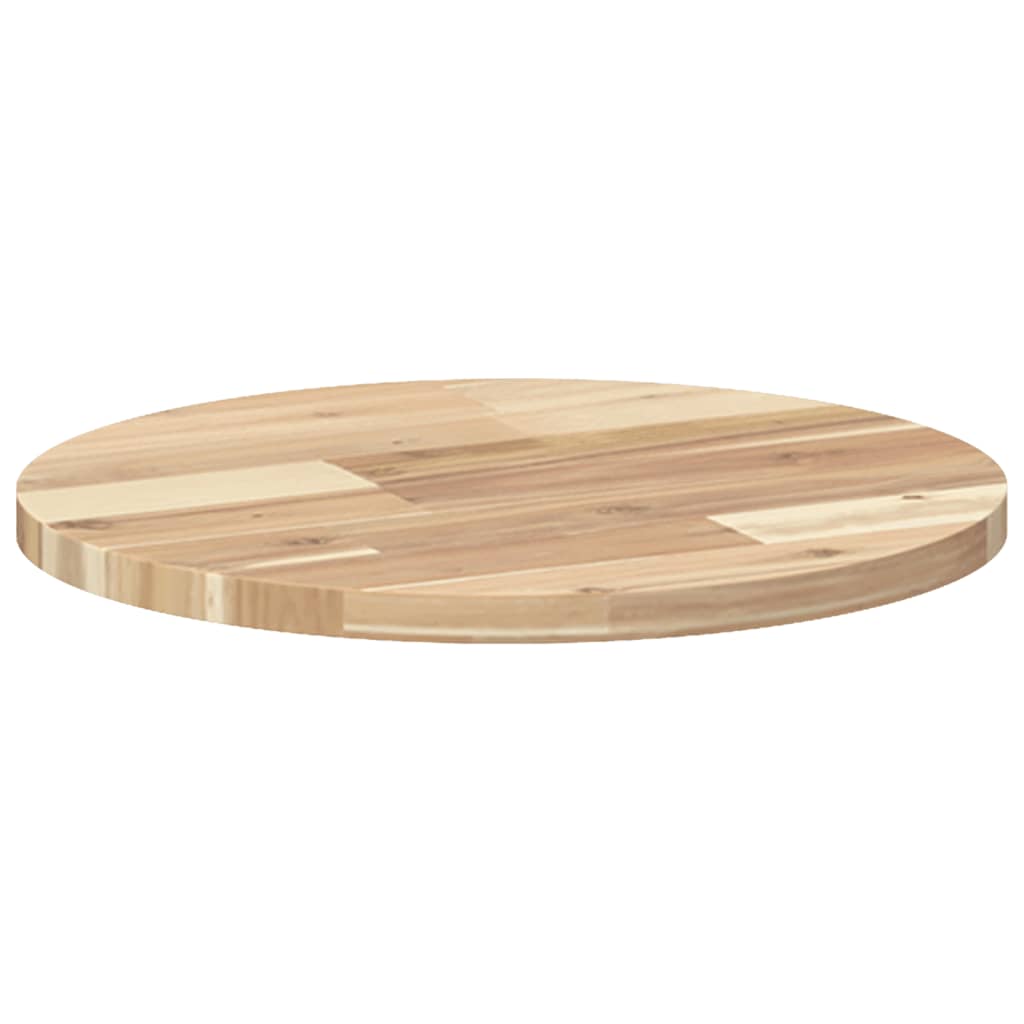 Table Top Round Ø40x2 cm Solid Wood Acacia
