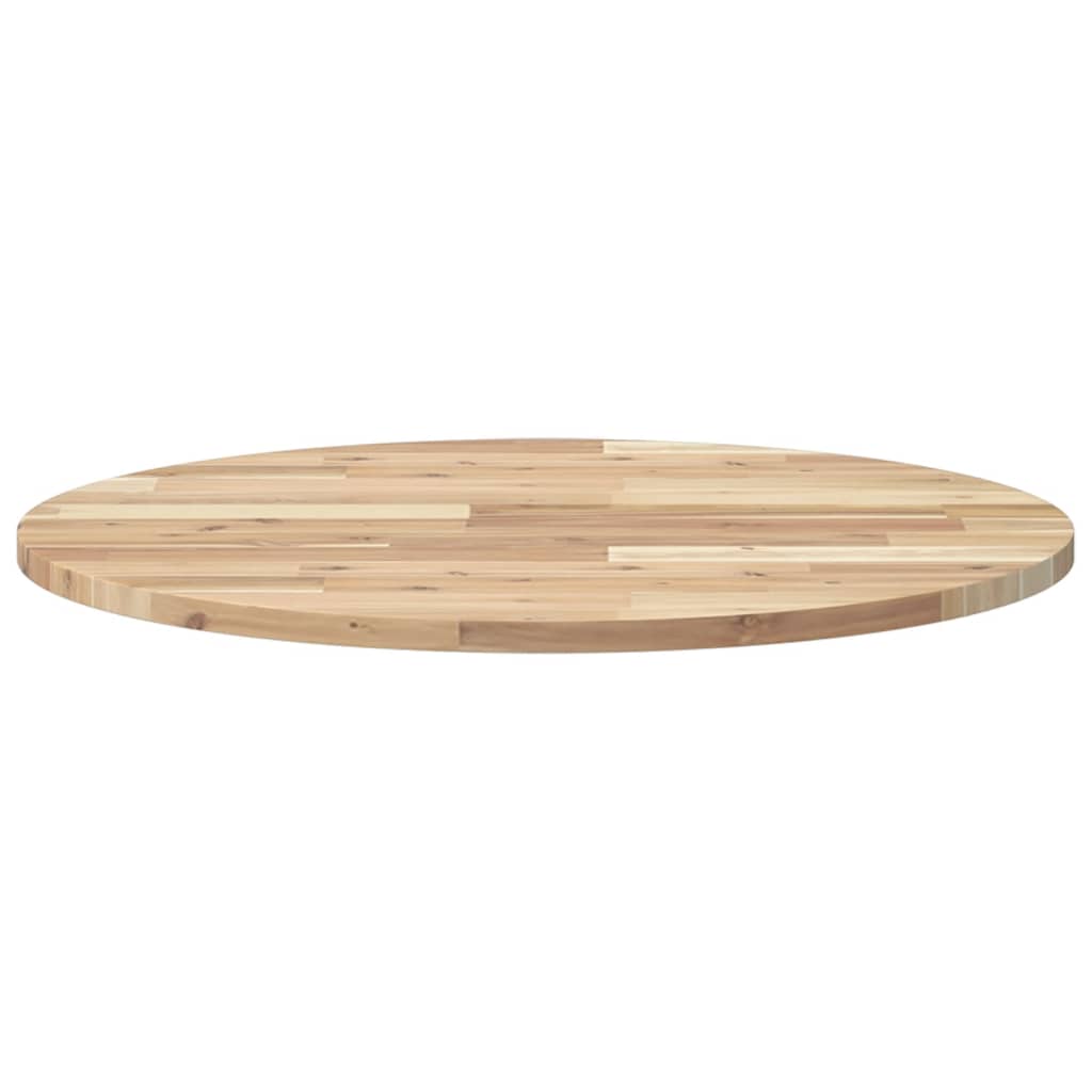 Table Top Round Ø70x2 cm Solid Wood Acacia