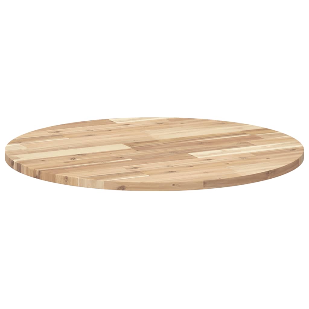 Table Top Round Ø70x2 cm Solid Wood Acacia