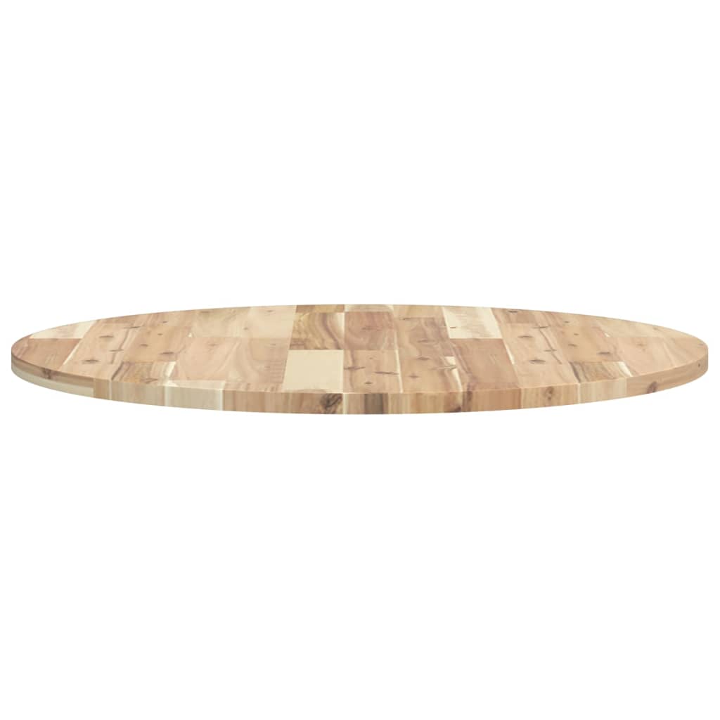 Table Top Round Ø70x2 cm Solid Wood Acacia