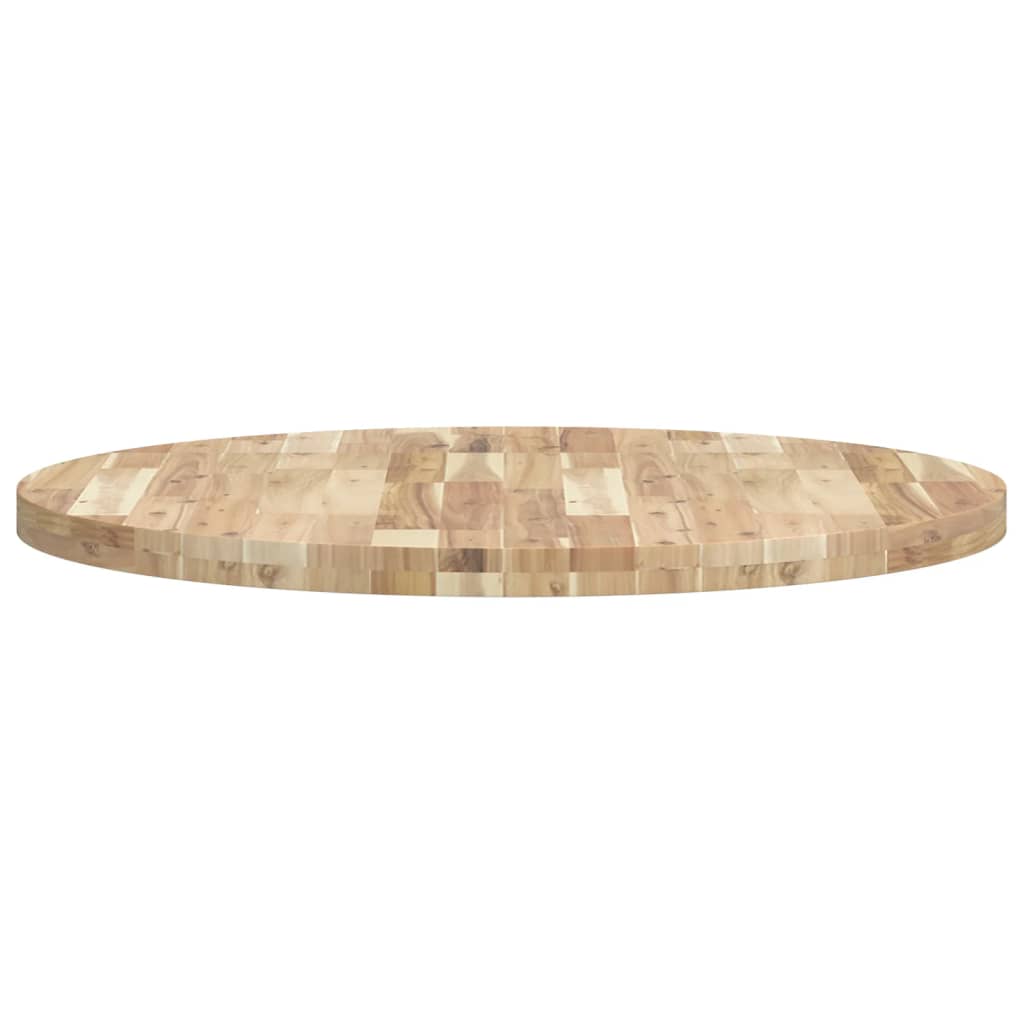 Table Top Round Ø90x4 cm Solid Wood Acacia