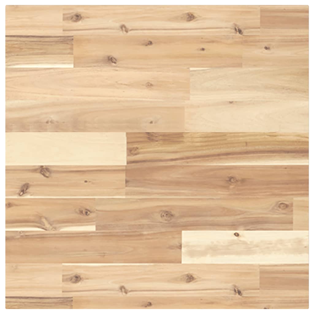 Table Top Square 50x50x2 cm Solid Wood Acacia