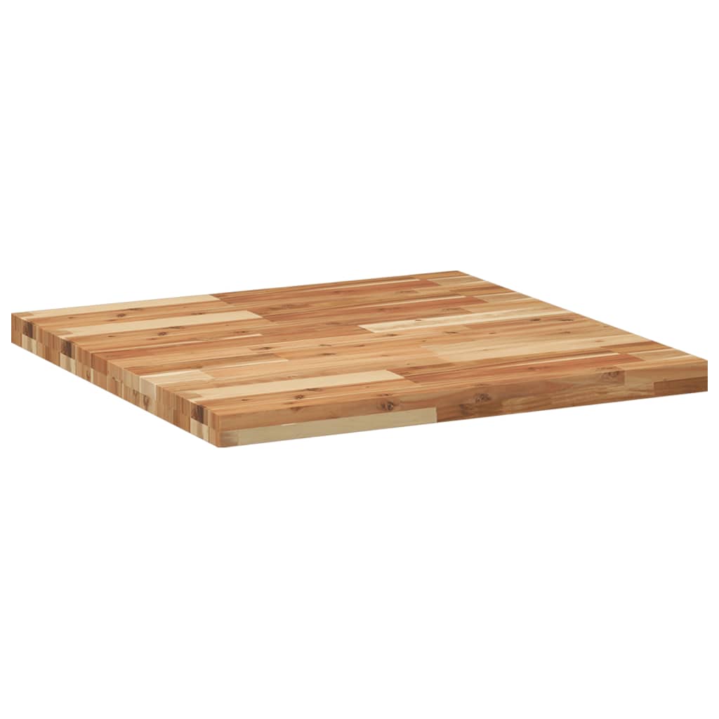 Table Top Square 70x70x4 cm Solid Wood Acacia