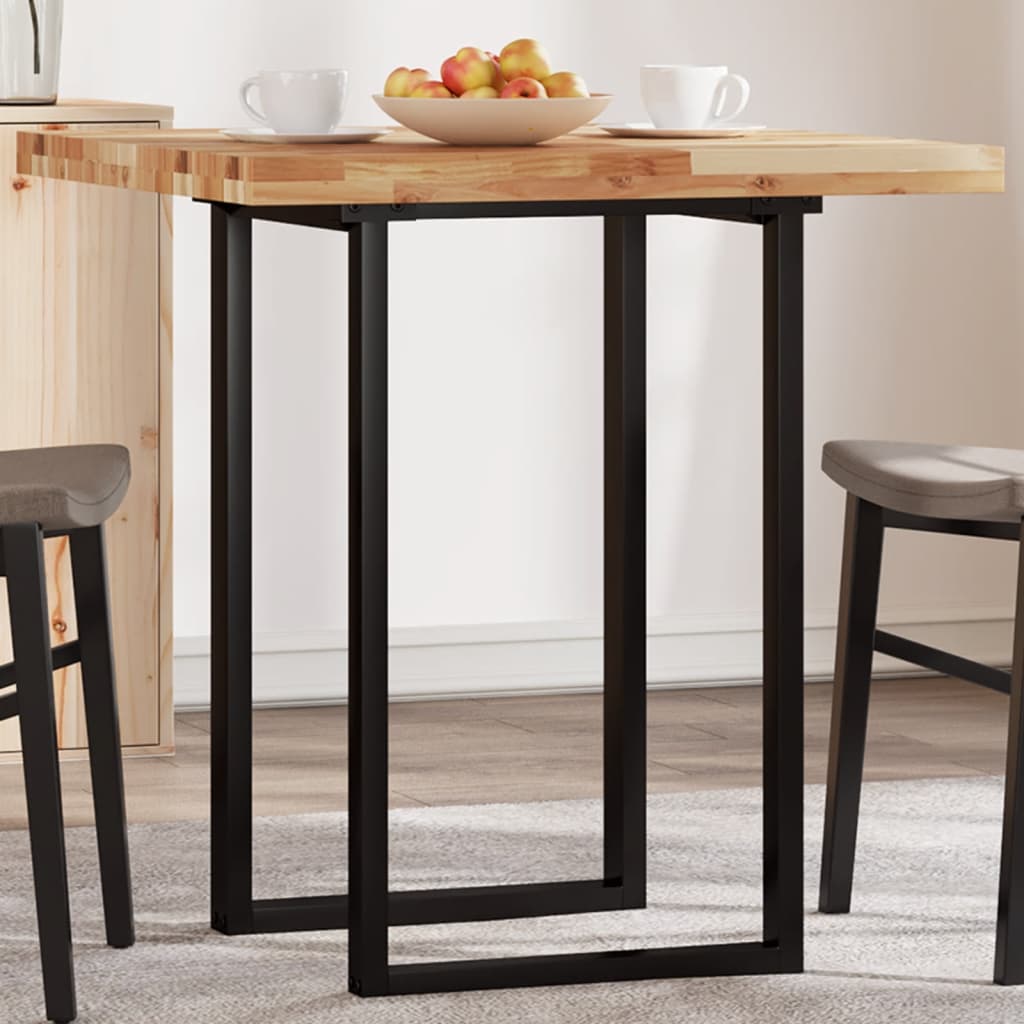 Table Top Square 70x70x4 cm Solid Wood Acacia