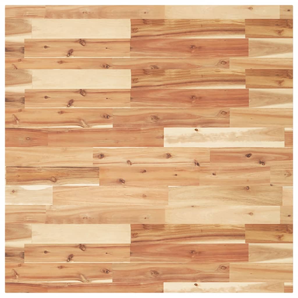 Table Top Square 80x80x4 cm Solid Wood Acacia