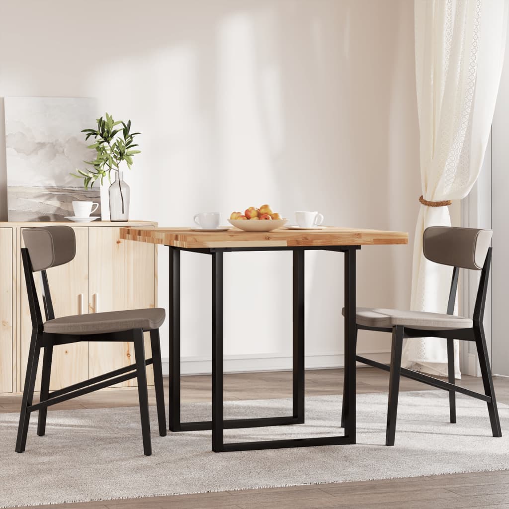 Table Top Square 80x80x4 cm Solid Wood Acacia