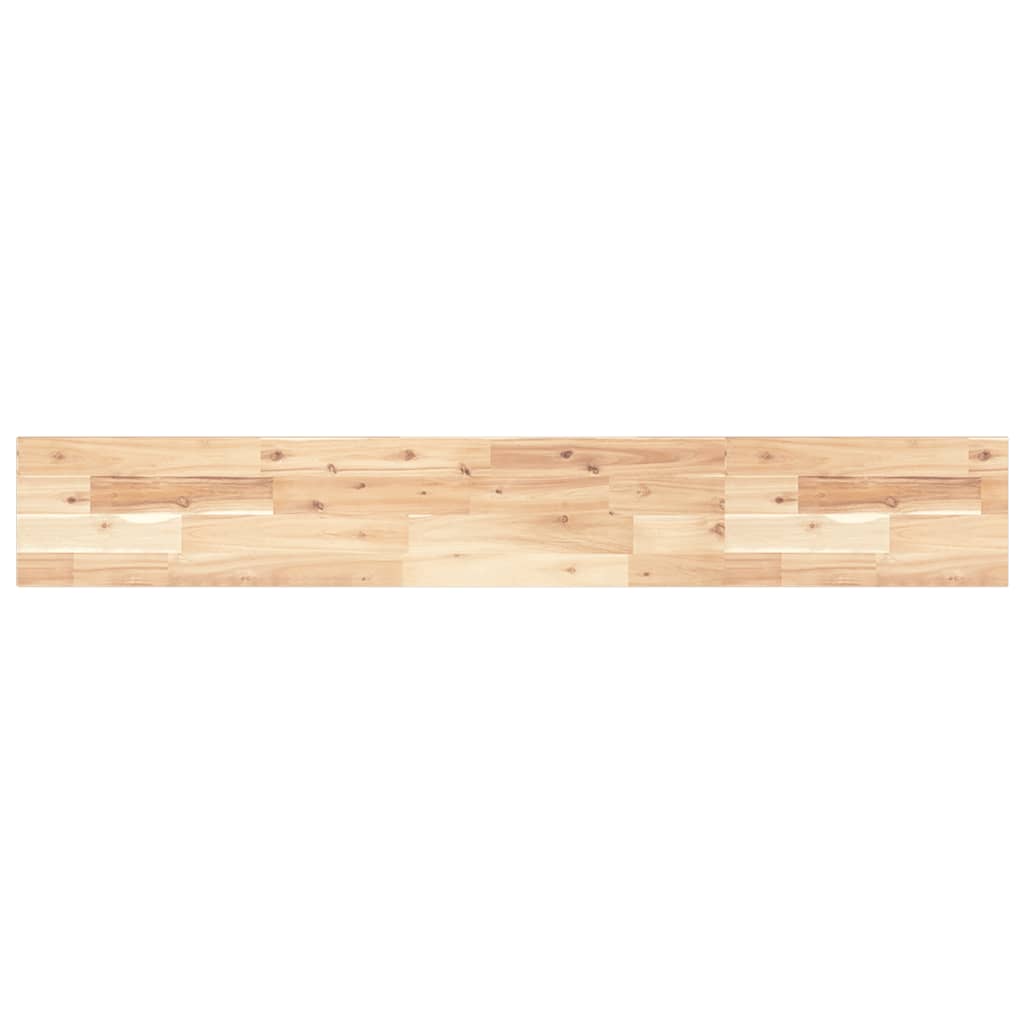 Table Top 120x20x2 cm Rectangular Solid Wood Acacia