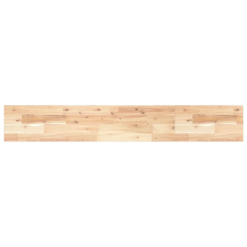 Table Top 160x20x2 cm Rectangular Solid Wood Acacia