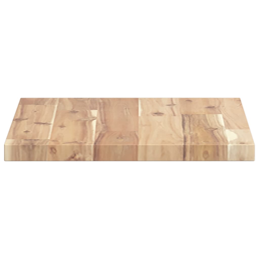Table Top 60x30x2 cm Rectangular Solid Wood Acacia