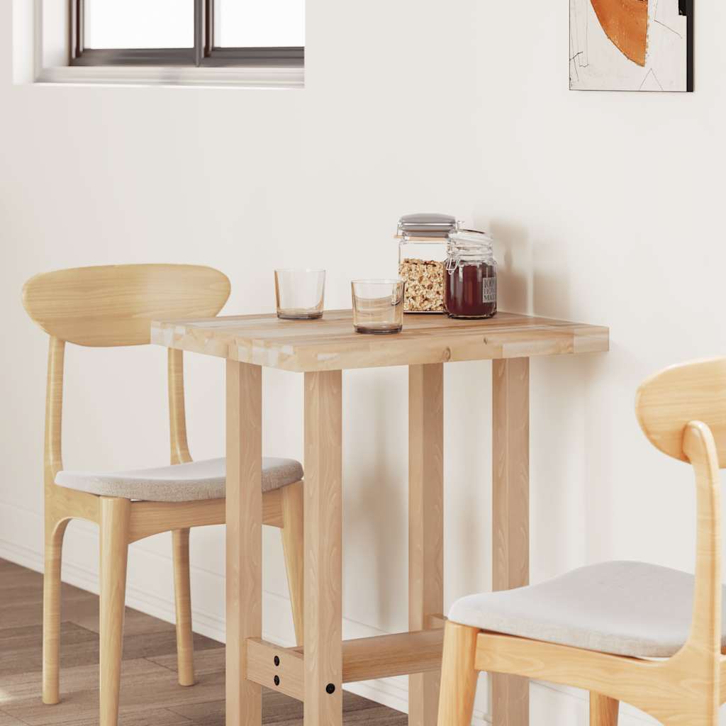 Table Top Rectangular 100x50x4 cm Solid Wood Acacia