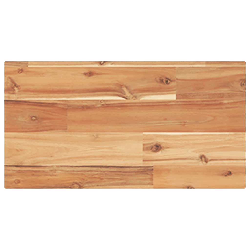 Table Top Rectangular 40x20x2 cm Solid Wood Acacia