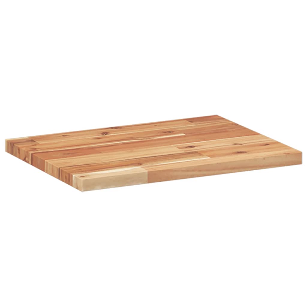 Table Top Rectangular 60x30x2 cm Solid Wood Acacia