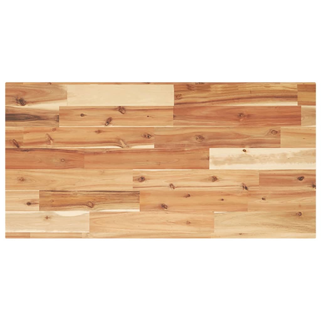 Table Top Rectangular 80x40x2 cm Solid Wood Acacia