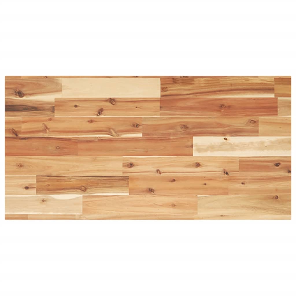 Table Top Rectangular 100x40x2 cm Solid Wood Acacia