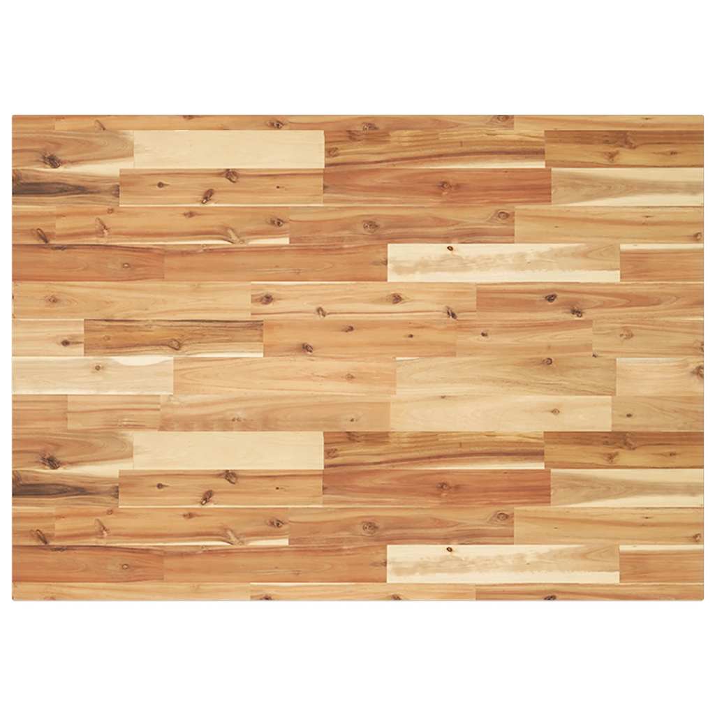 Table Top Rectangular 120x70x2 cm Solid Wood Acacia