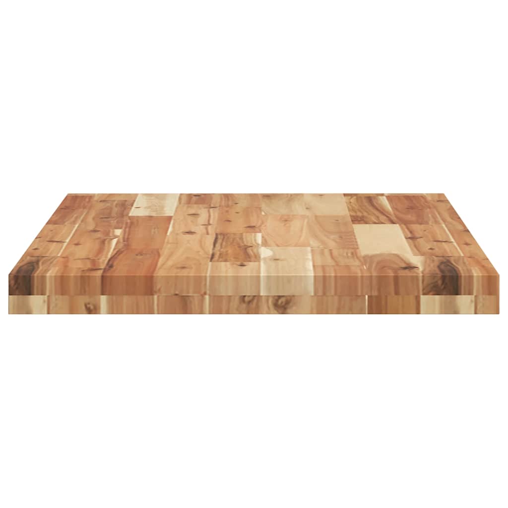 Table Top Rectangular 60x50x4 cm Solid Wood Acacia