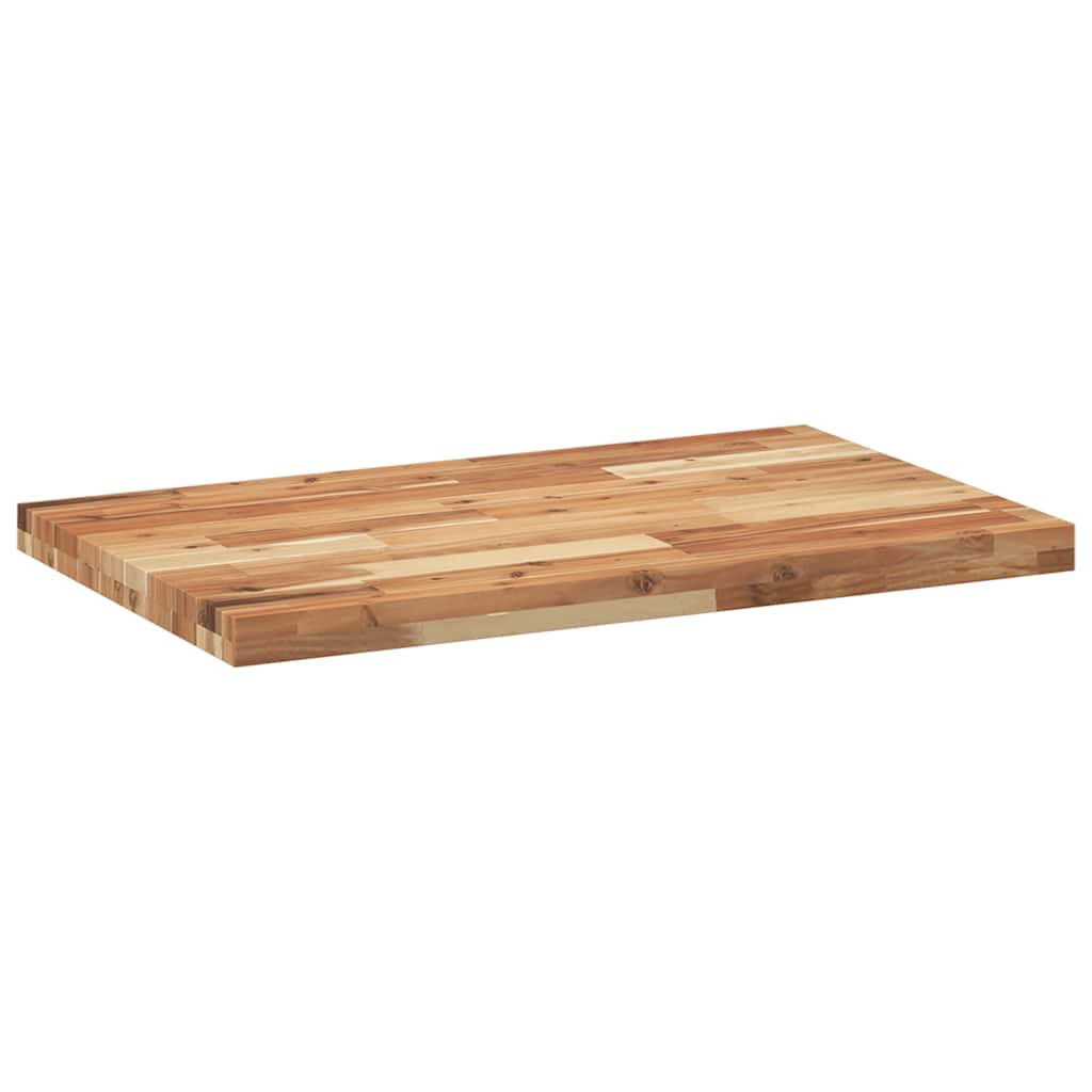 Table Top Rectangular 60x50x4 cm Solid Wood Acacia