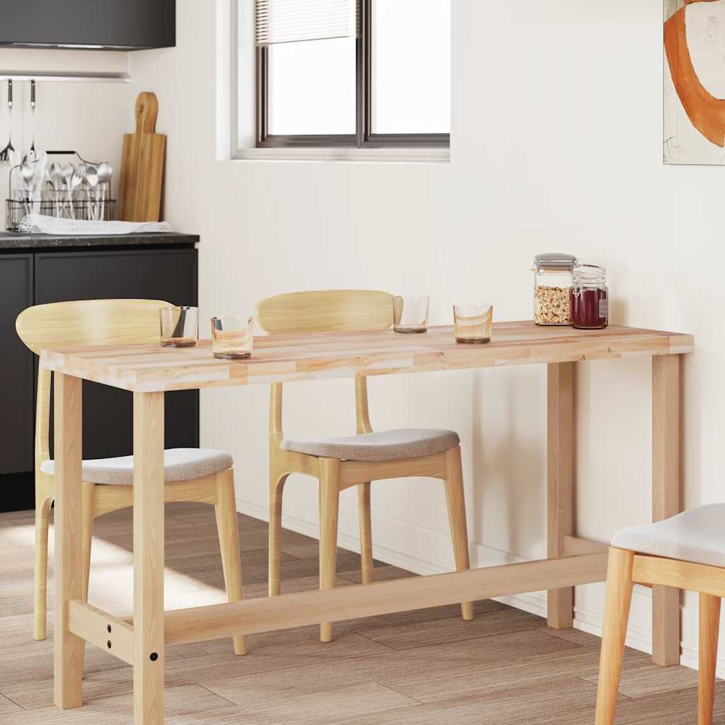 Table Top Rectangular 160x50x4 cm Solid Wood Acacia