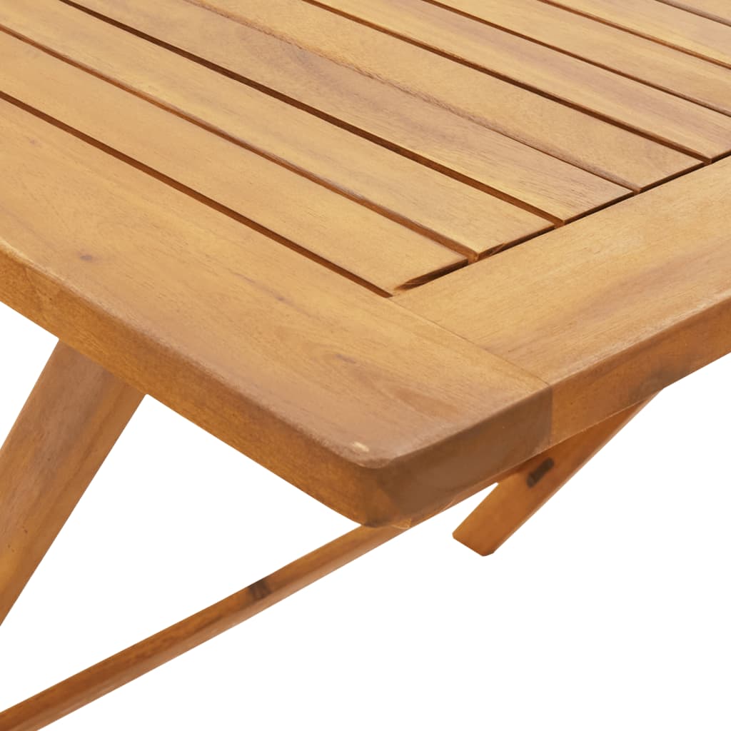 5 Piece Garden Dining Set Grey Polypropylene and Solid Wood