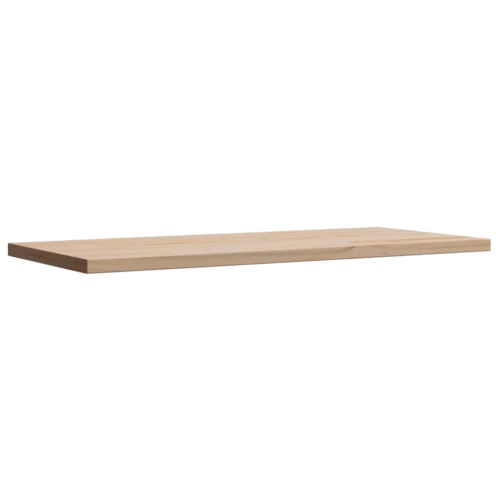 Table Top 90x40x1.7 cm Rectangular Solid Wood Pine