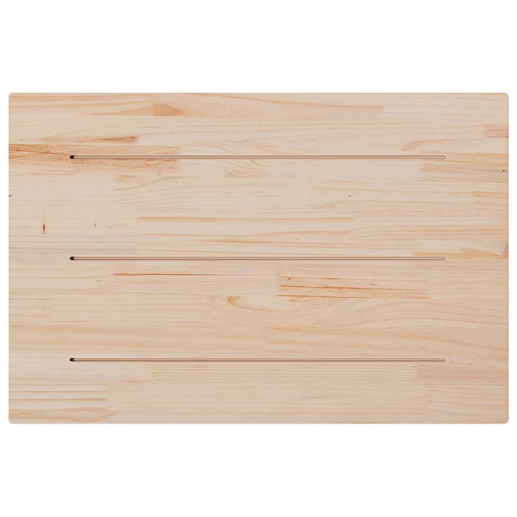 Table Tops 3 pcs 80x53x2.5 cm Rectangular Solid Wood Pine