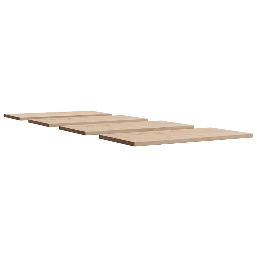 Table Tops 4 pcs 90x45x2.5 cm Rectangular Solid Wood Pine