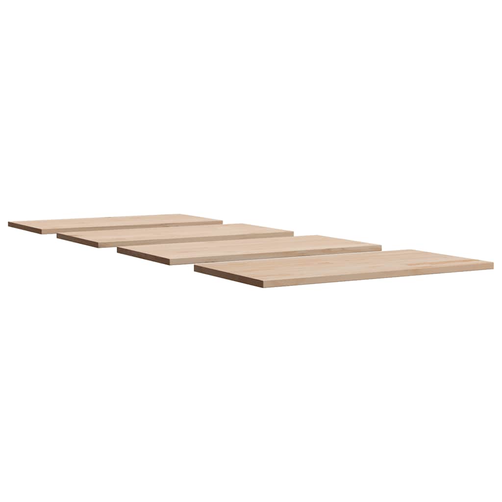 Table Tops 4 pcs 100x50x2.5 cm Rectangular Solid Wood Pine