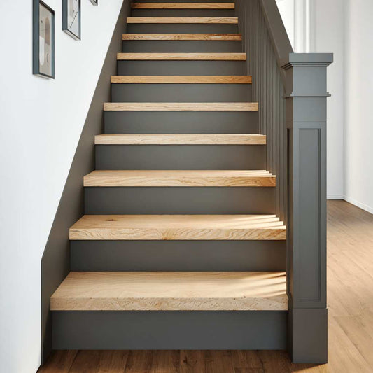Stair Treads 12 pcs Untreated 80x30x2 cm Solid Wood Oak