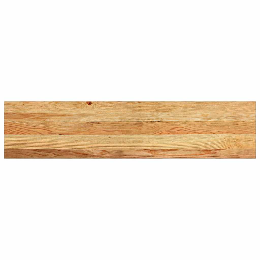 Stair Treads 12 pcs Light Brown 110x30x2 cm Solid Wood Oak