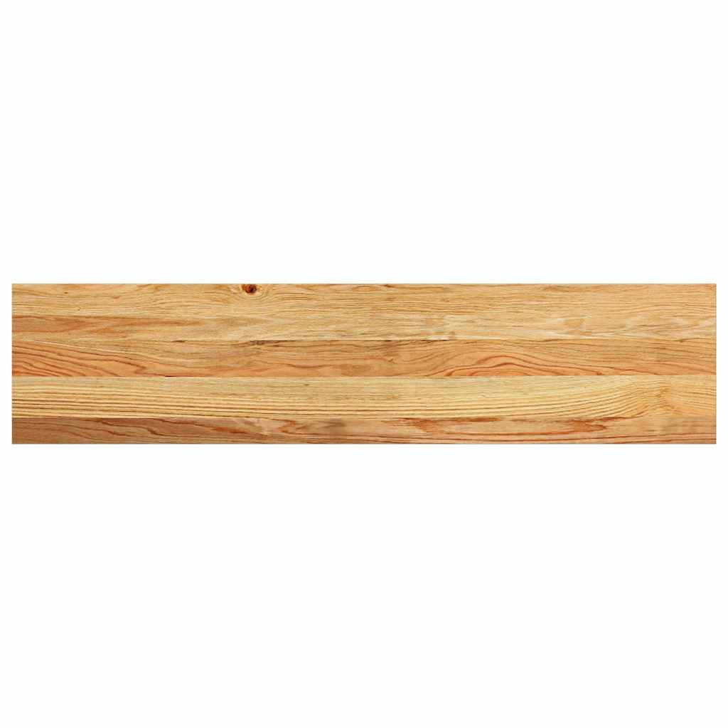 Stair Treads 16 pcs Light Brown 110x30x2 cm Solid Wood Oak