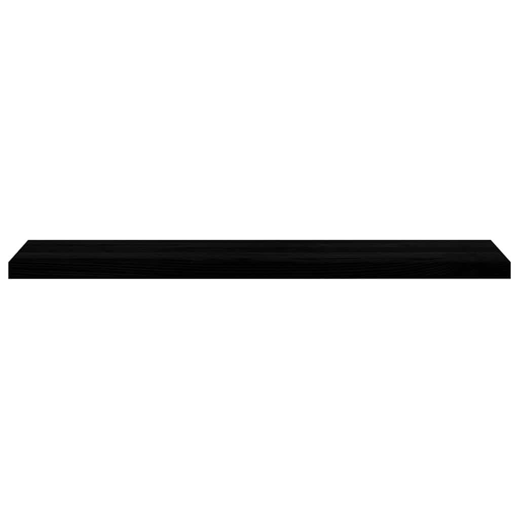 Stair Treads 4 pcs Brown Black 120x25x2 cm Solid Wood Oak